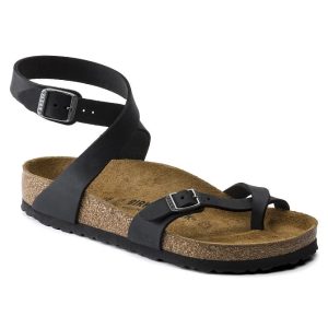 Birkenstock Yara Oiled Leather Black
