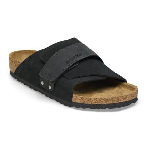 Birkenstock Kyoto Nubuck/Suede Leather Black