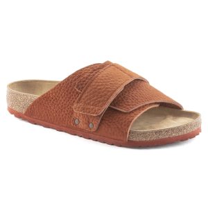 Birkenstock Kyoto Nubuck Leather Desert Buck Burnt Clay