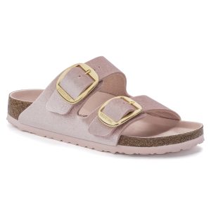 Birkenstock Arizona Big Buckle Rivet Logo Velvet Light Rose