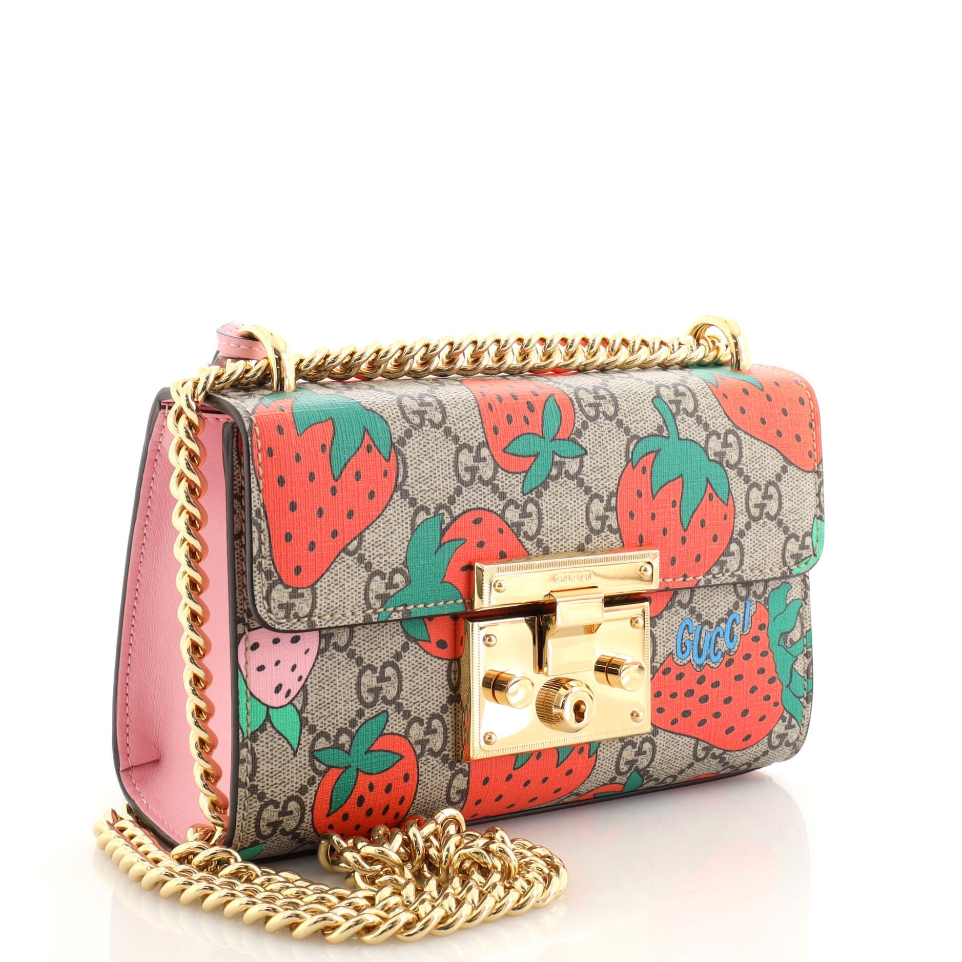 Gucci Padlock Shoulder Bag Printed GG Coated Canvas Small - Image 3