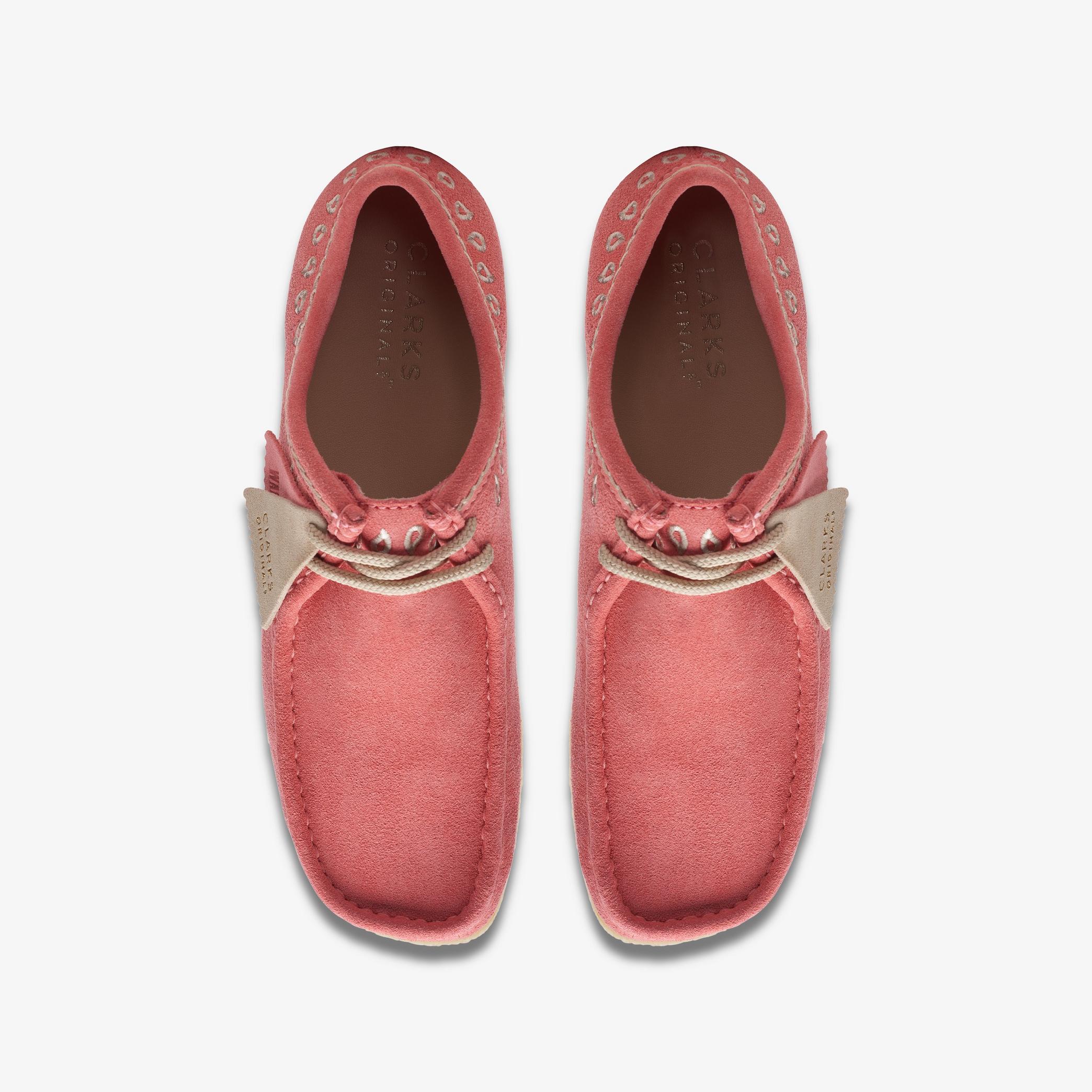 Clarks Men's Wallabee - Pink Embroidery - Image 6