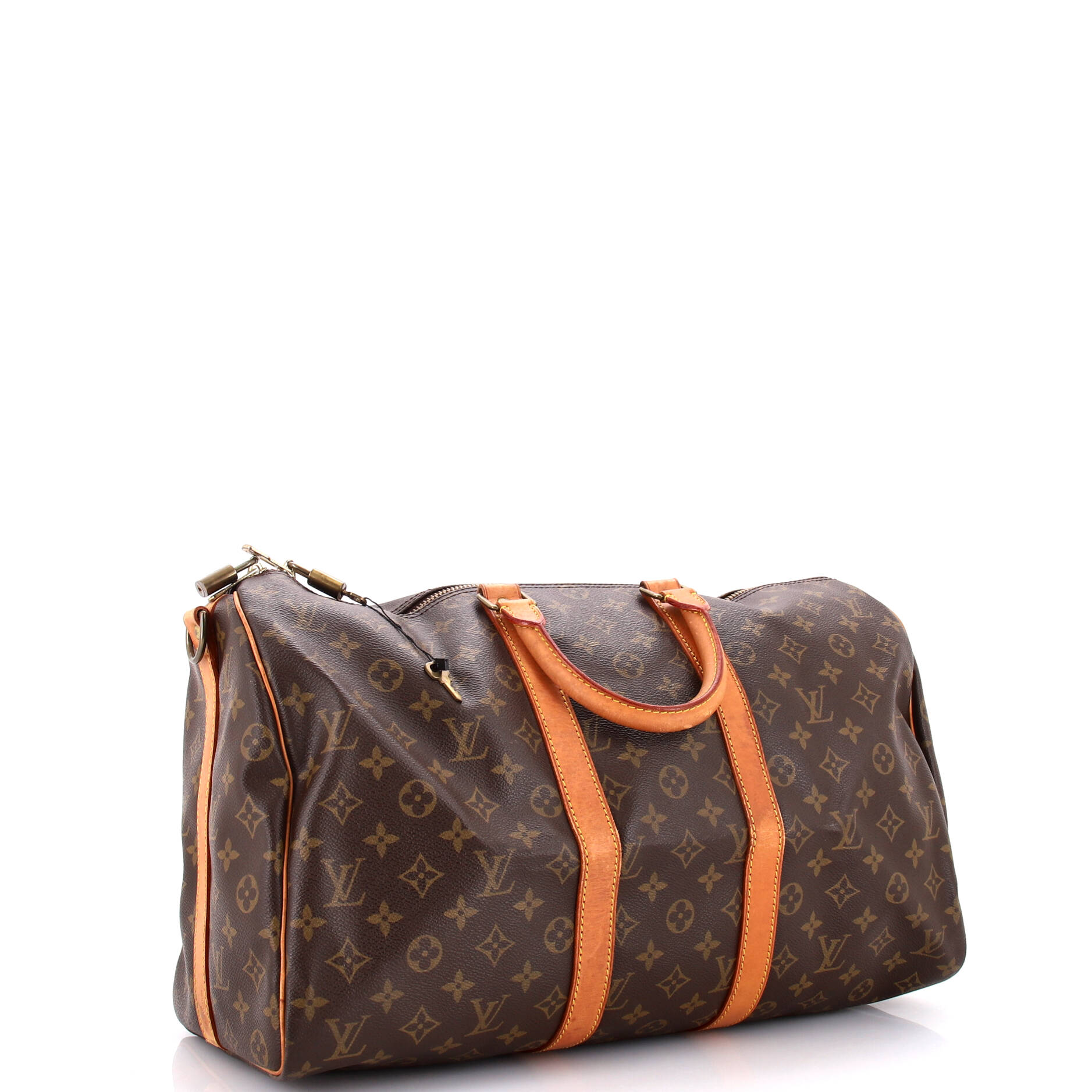 Pre-Loved Louis Vuitton Keepall Bandouliere Bag Monogram Canvas 45 - Image 2