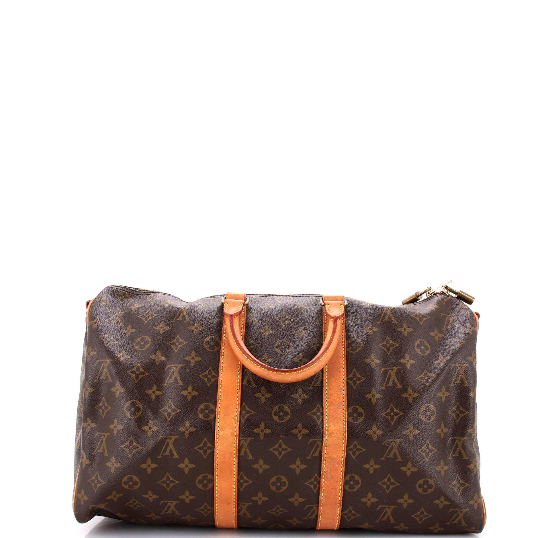 Pre-Loved Louis Vuitton Keepall Bandouliere Bag Monogram Canvas 45 - Image 3