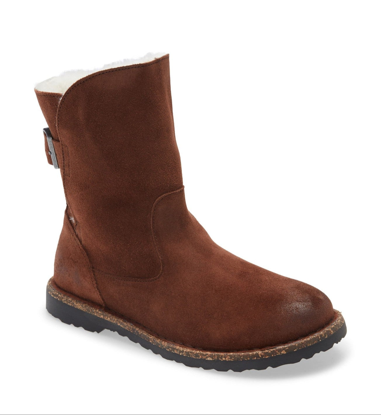 Birkenstock Uppsala Shearling Suede Leather Espresso