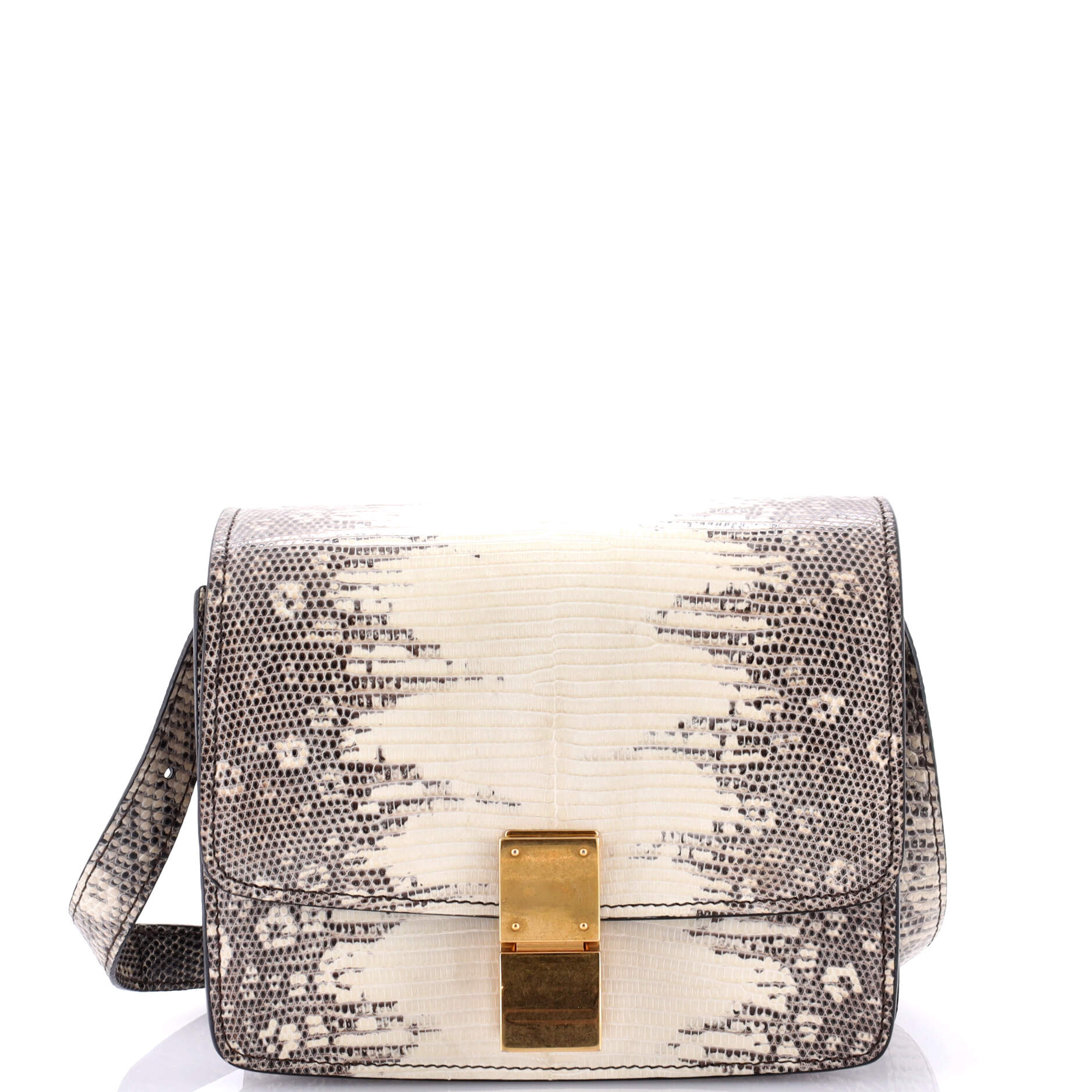 Pre-Loved Celine Classic Box Bag Lizard Small