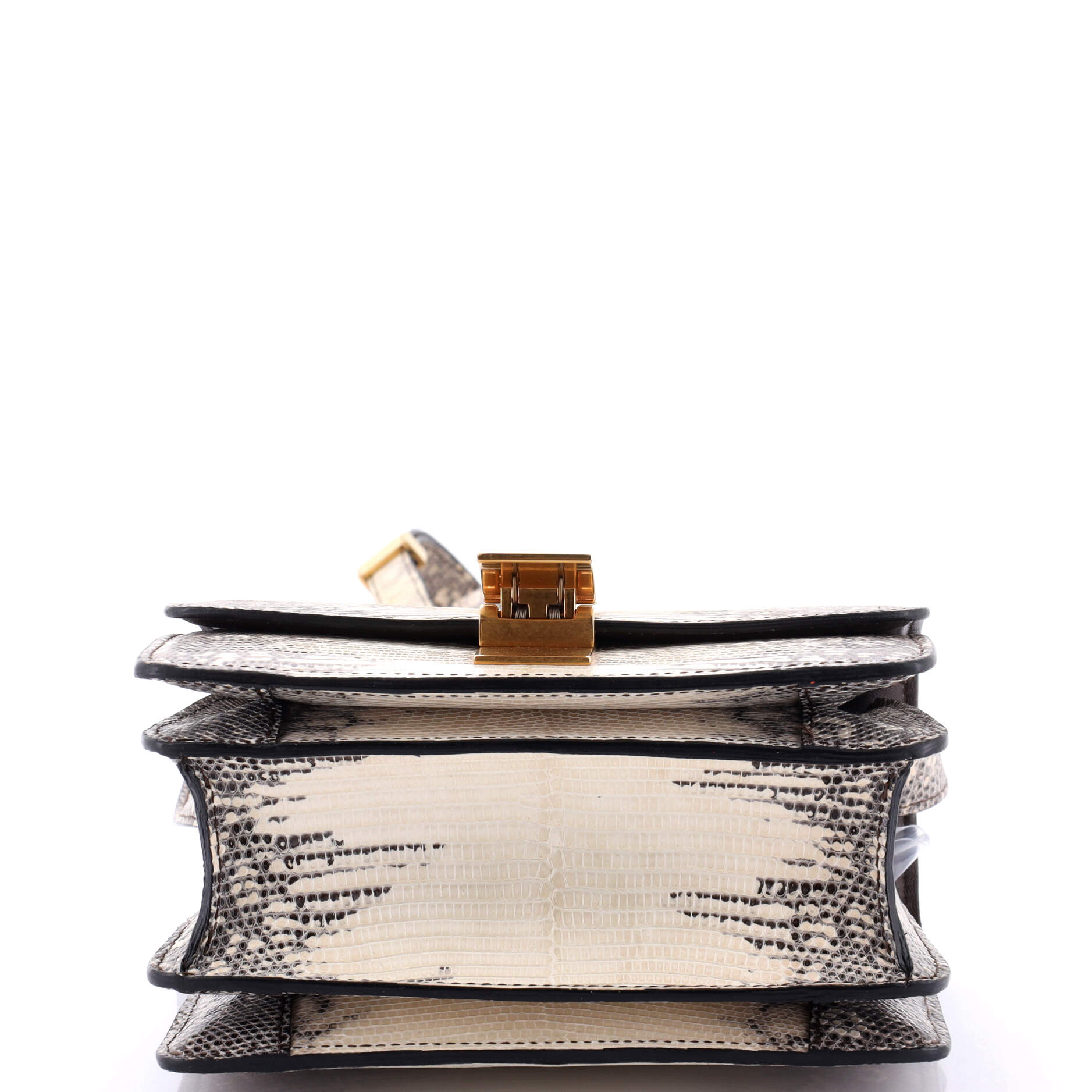 Pre-Loved Celine Classic Box Bag Lizard Small - Image 4