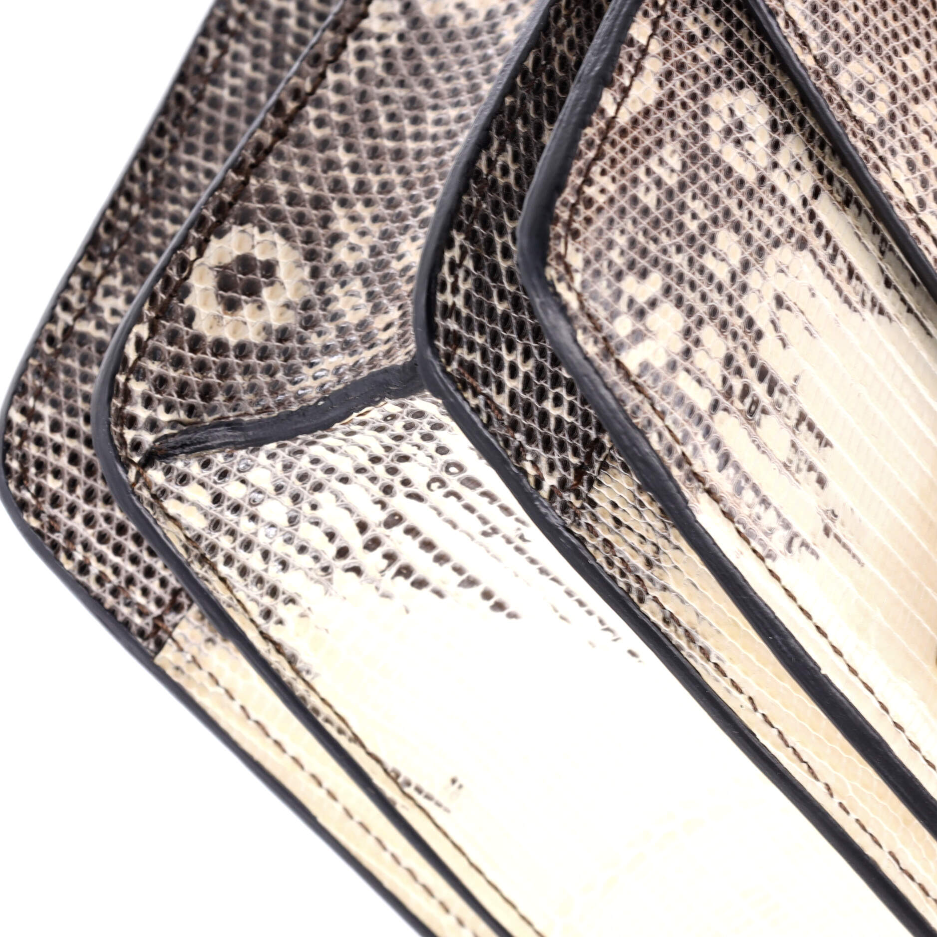 Pre-Loved Celine Classic Box Bag Lizard Small - Image 6