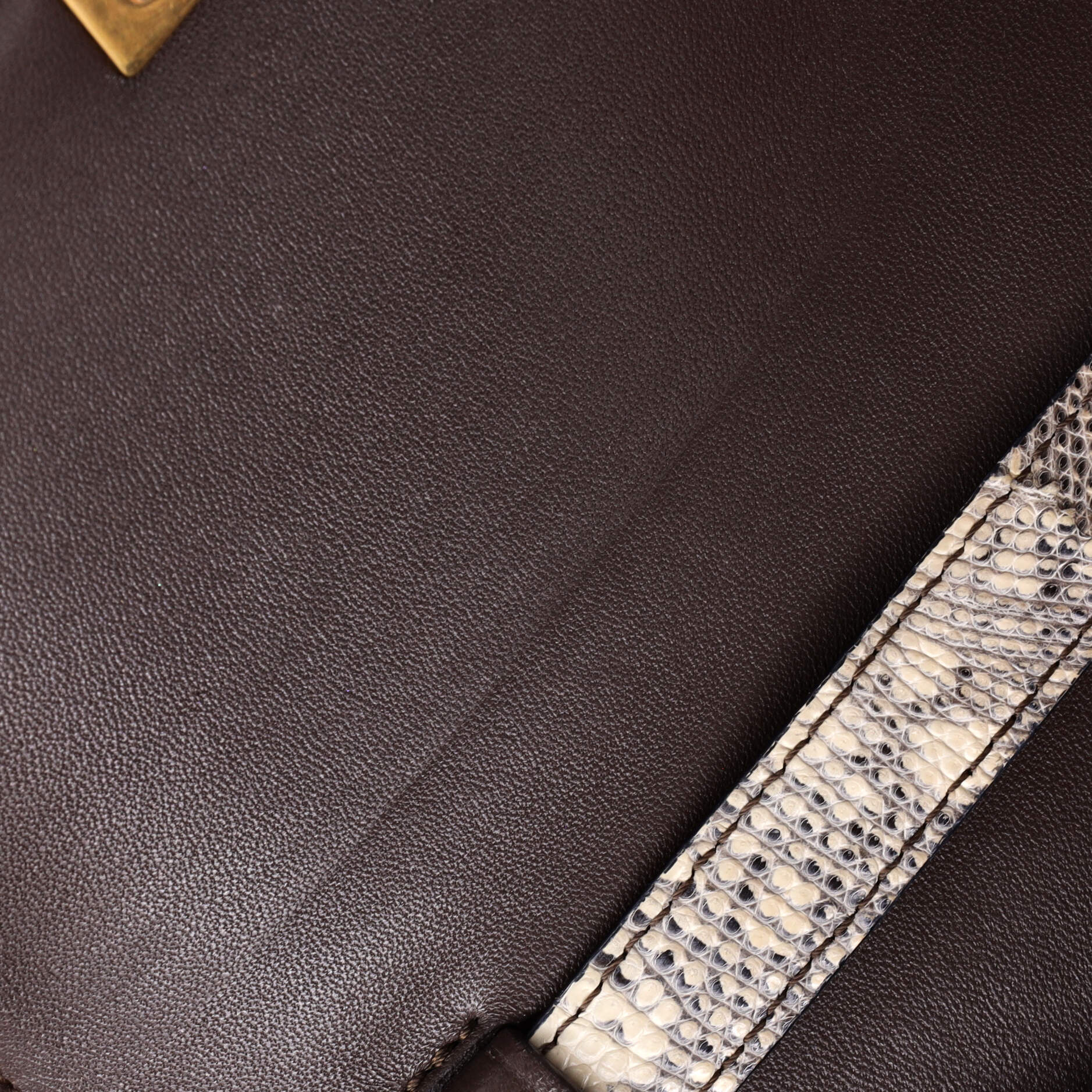 Pre-Loved Celine Classic Box Bag Lizard Small - Image 7