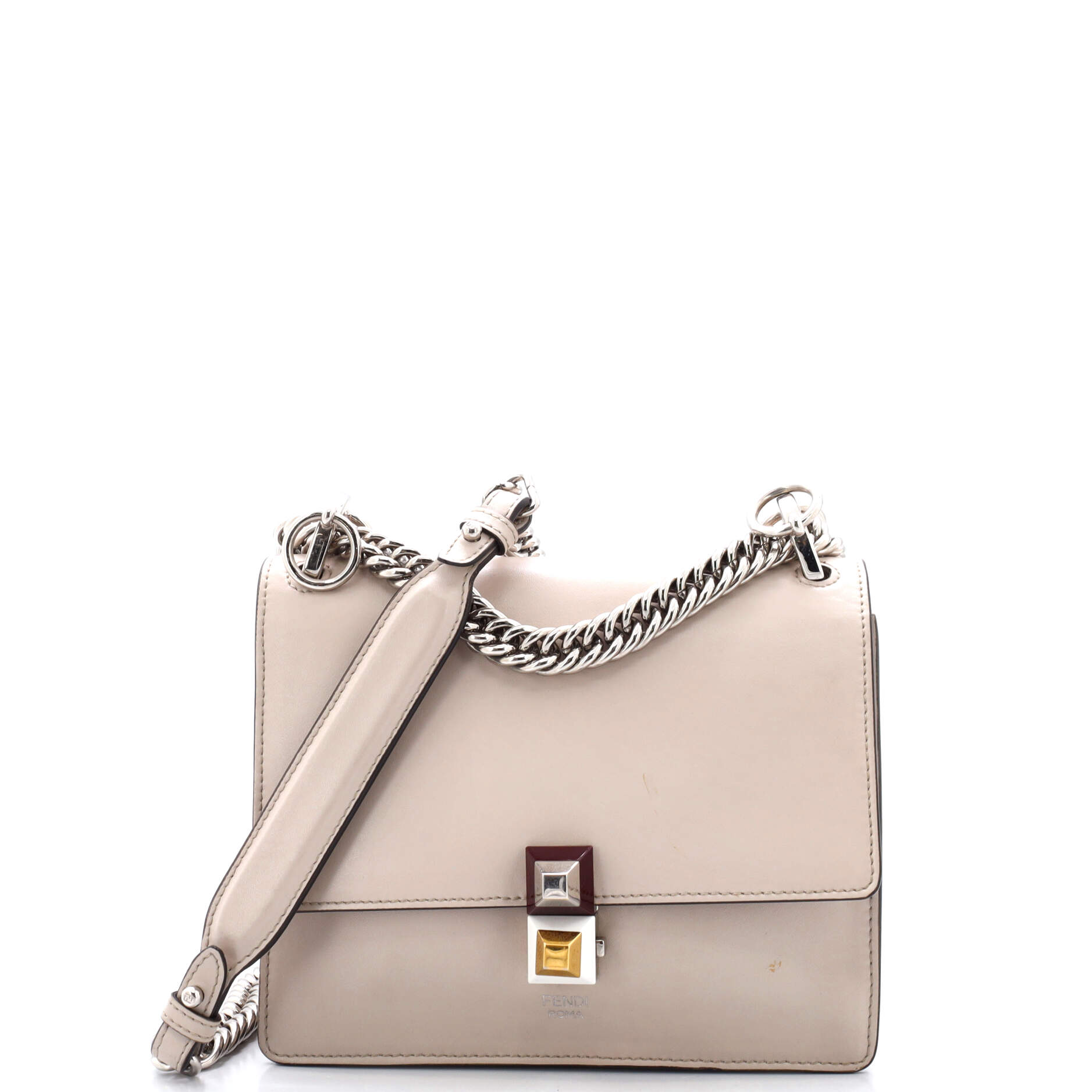 Pre-Loved Fendi Kan I Bag Leather Small