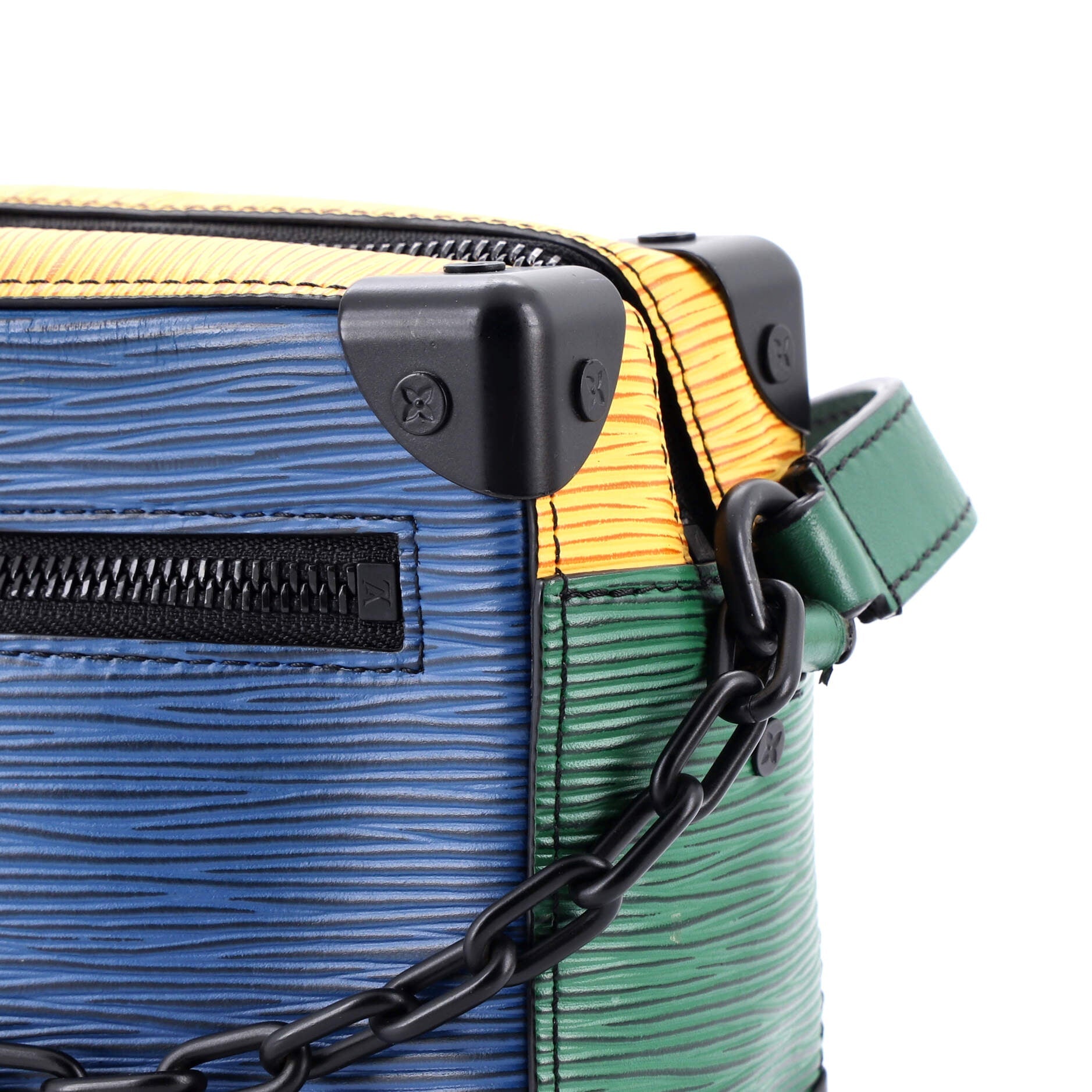 Pre-Loved Louis Vuitton Soft Trunk Bag Colorblock Epi Leather Mini - Image 6