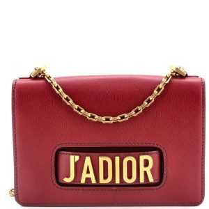 Pre-Loved Christian Dior J'Adior Flap Bag Leather Medium
