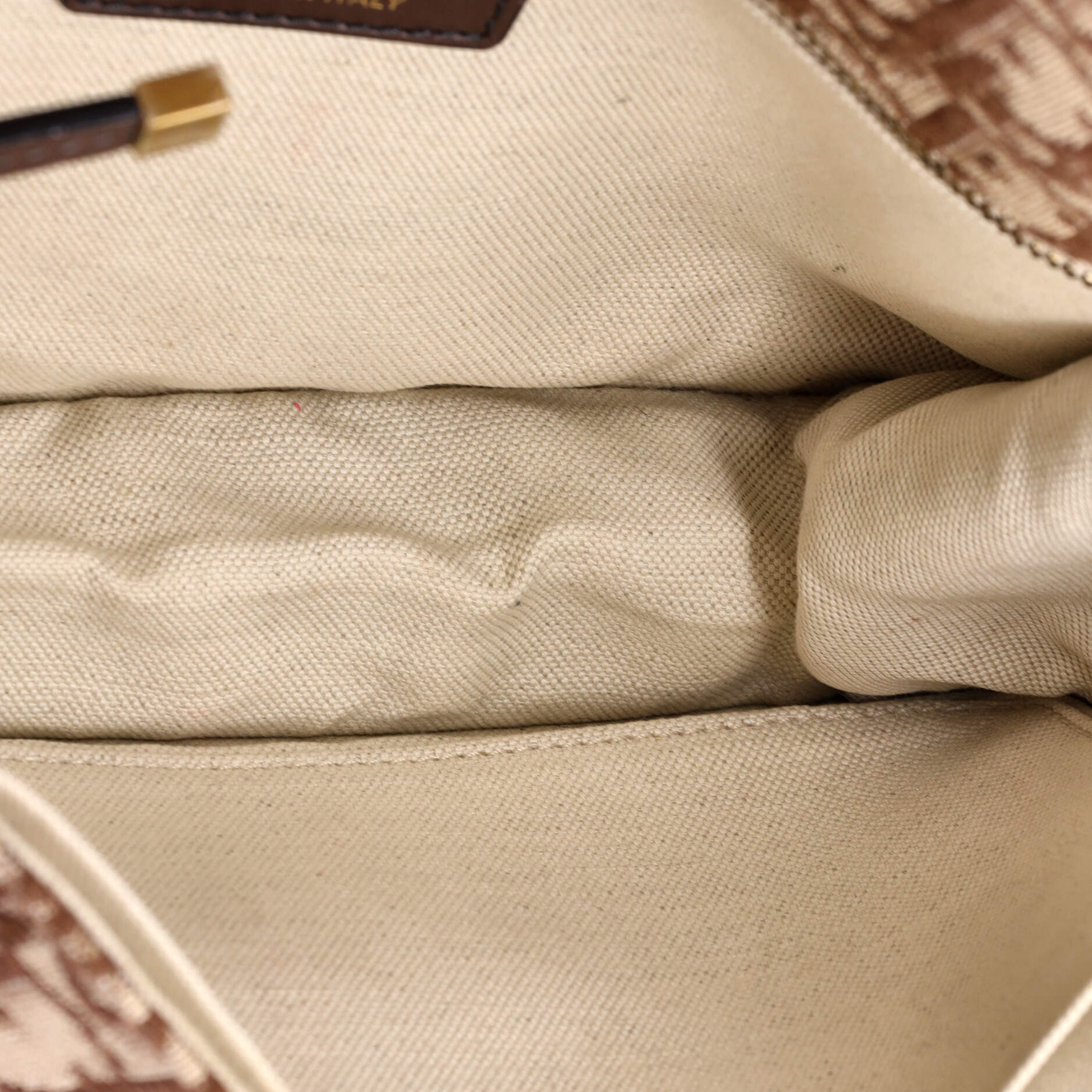 Pre-Loved Christian Dior Dioraddict Flap Bag with Strap Oblique Canvas Medium - Image 5