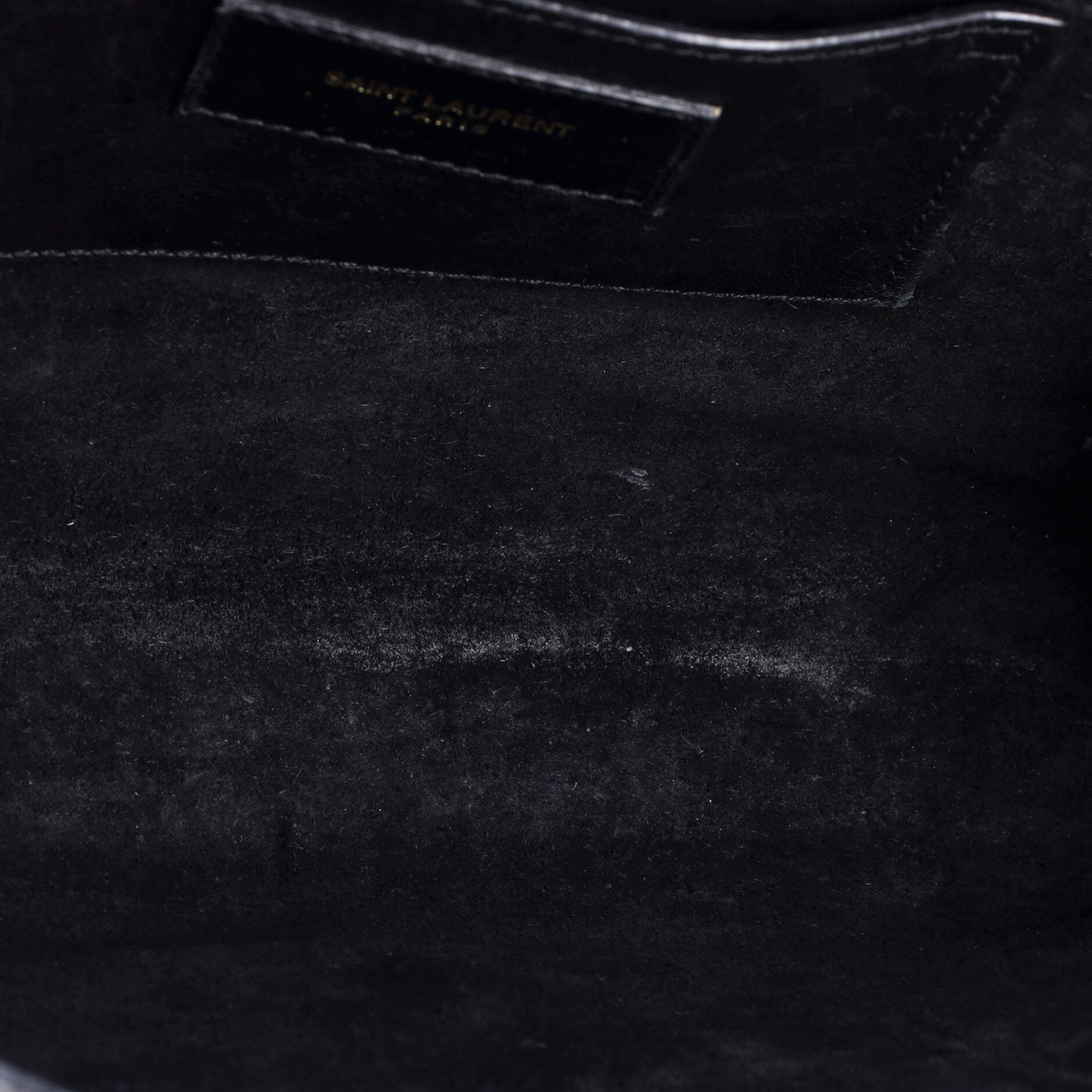 Pre-Loved Saint Laurent Classic Monogram Tassel Crossbody Bag Python Medium - Image 5