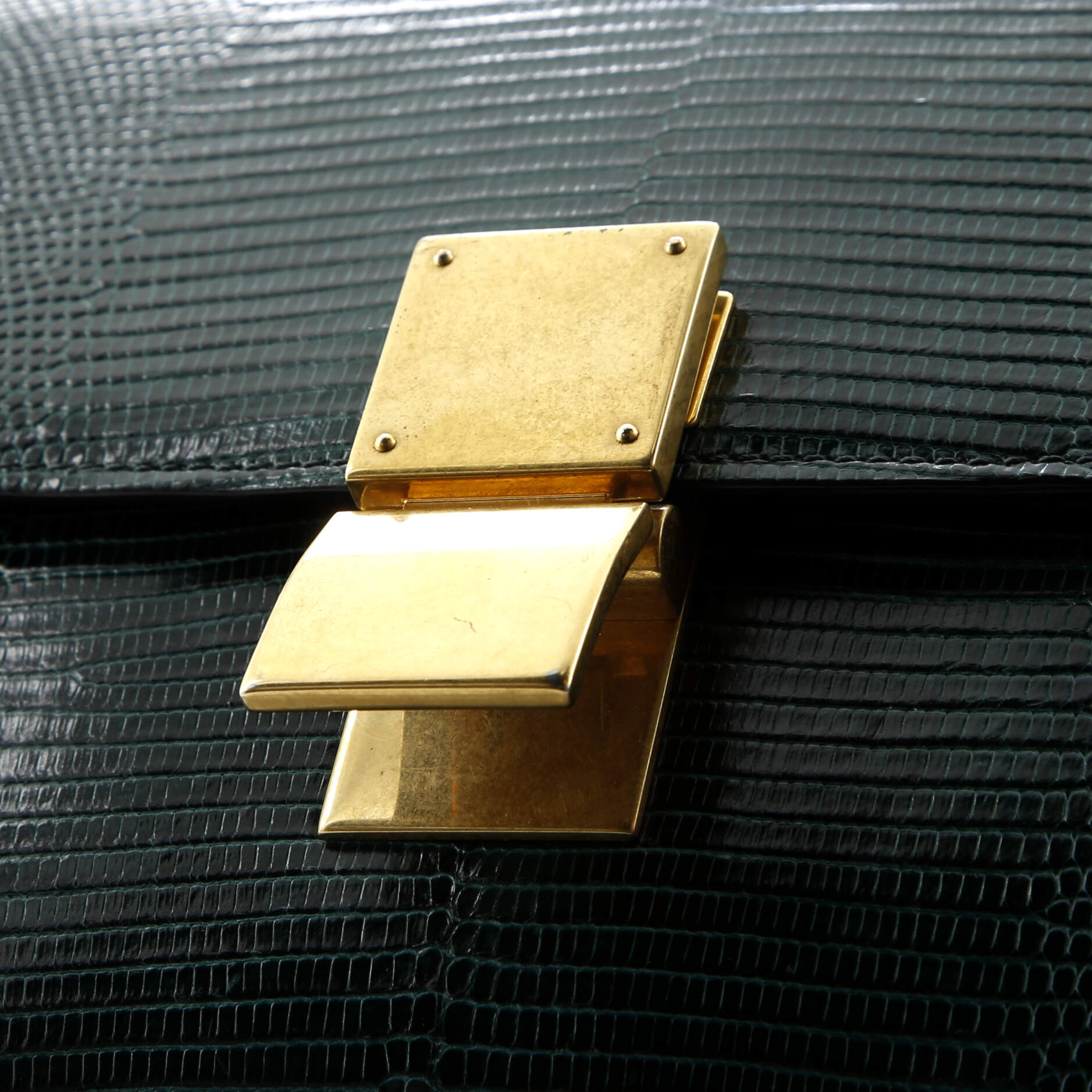 Pre-Loved Celine Classic Box Bag Lizard Medium - Image 6