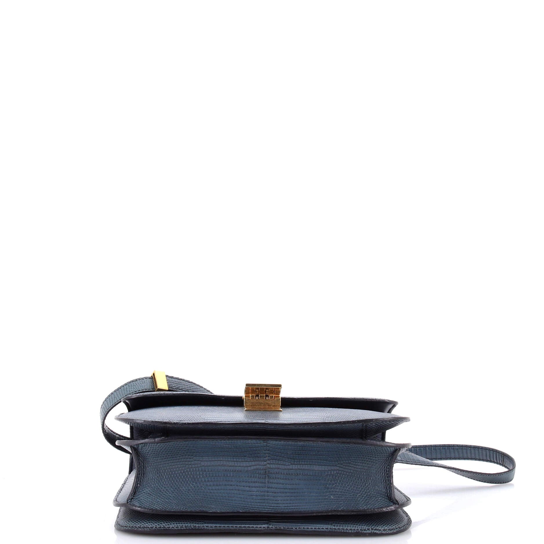 Pre-Loved Celine Classic Box Bag Lizard Medium - Image 4