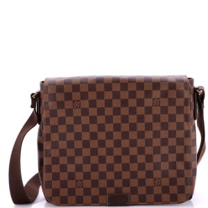 Pre-Loved Louis Vuitton District Messenger Bag Damier MM