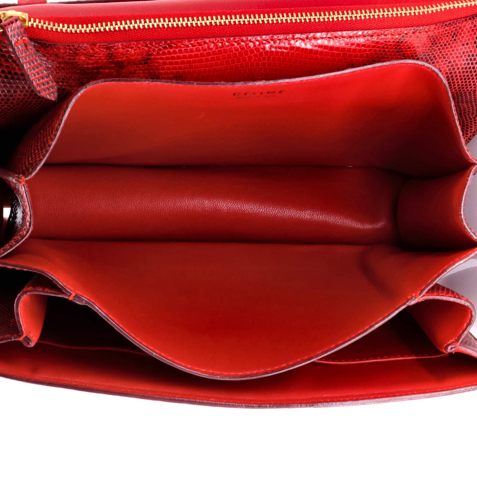 Pre-Loved Celine Classic Box Bag Lizard Medium - Image 5