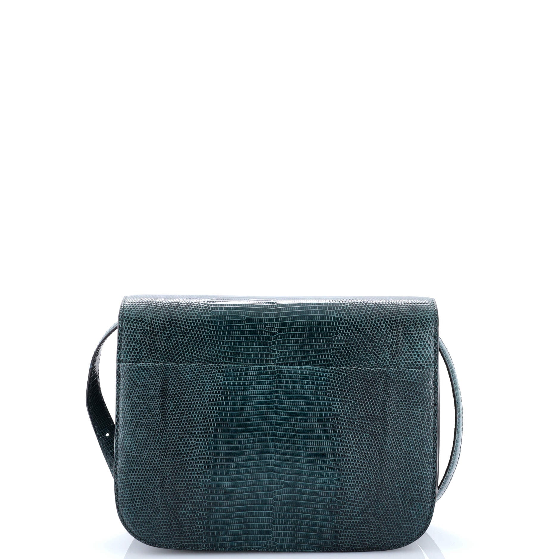 Pre-Loved Celine Classic Box Bag Lizard Medium - Image 3