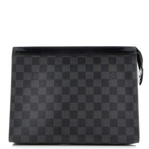 Pre-Loved Louis Vuitton Pochette Voyage Damier Graphite MM