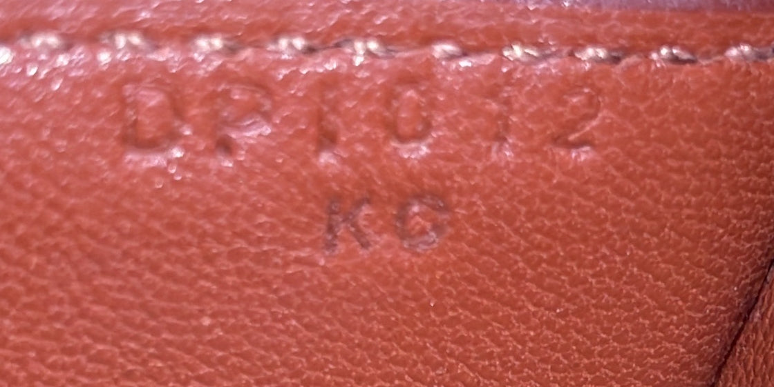 Pre-Loved Hermes Verrou Bag Chevre Mysore and Canvas Mini - Image 7