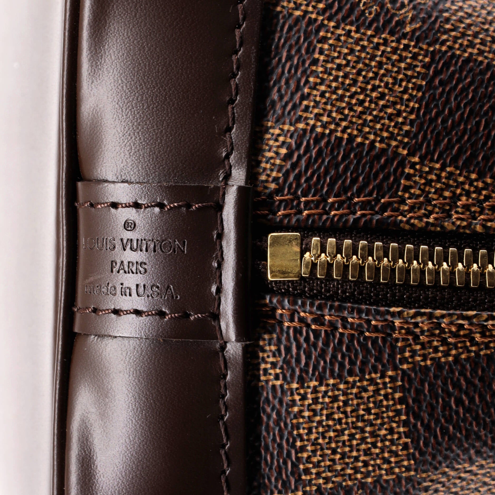 Pre-Loved Louis Vuitton Vintage Alma Handbag Damier PM - Image 6