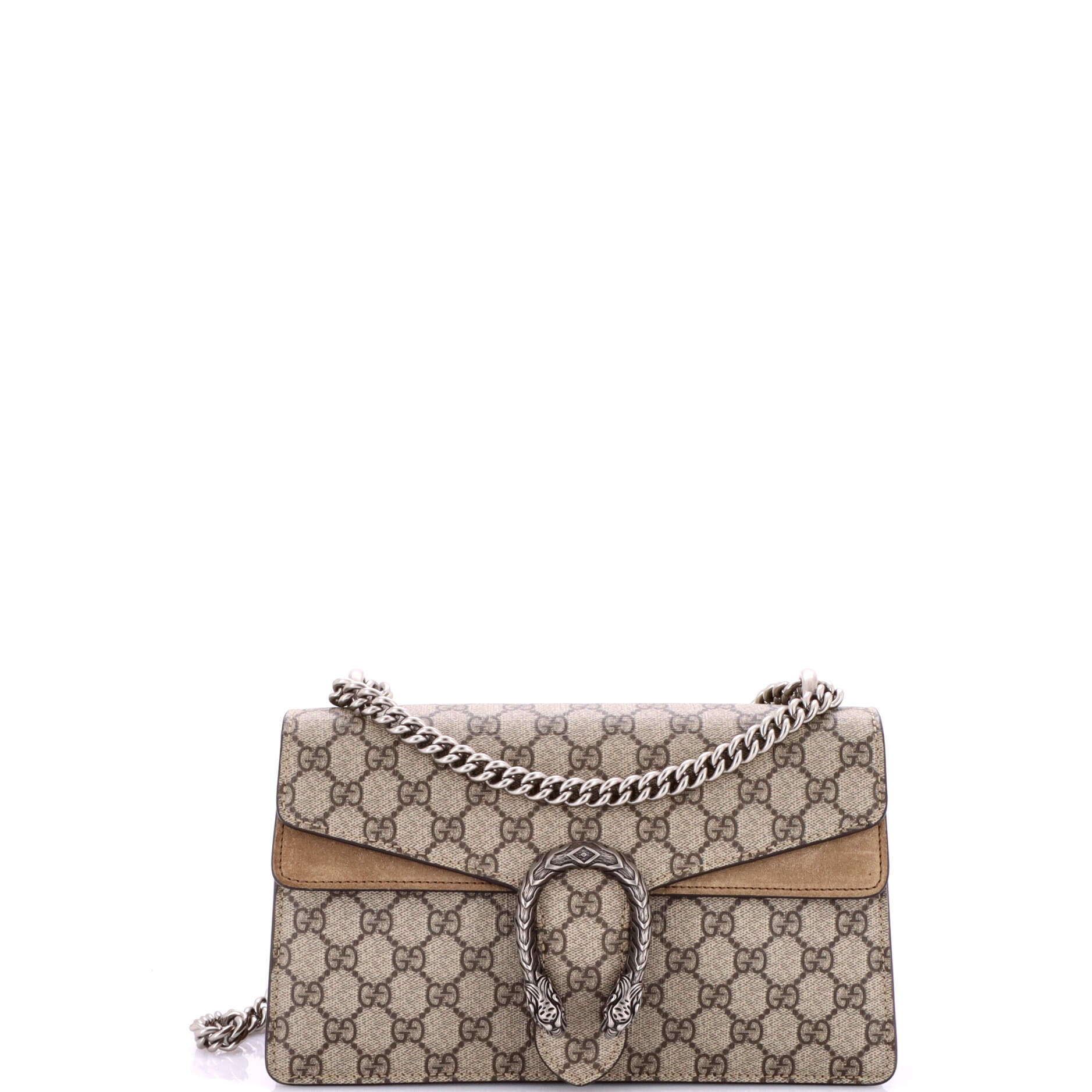 Pre-Loved Gucci Dionysus Bag GG Coated Canvas and Leather Small
