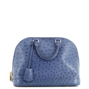 Pre-Loved Louis Vuitton Alma Handbag Ostrich PM