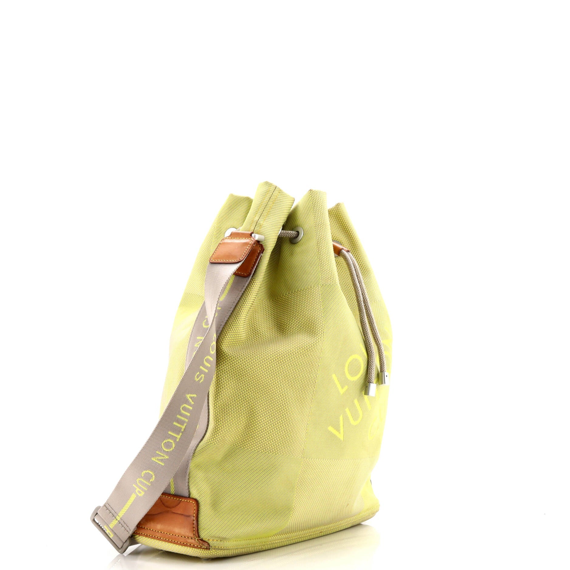 Pre-Loved Louis Vuitton Cup Volunteer Bag Damier Geant Canvas - Image 2