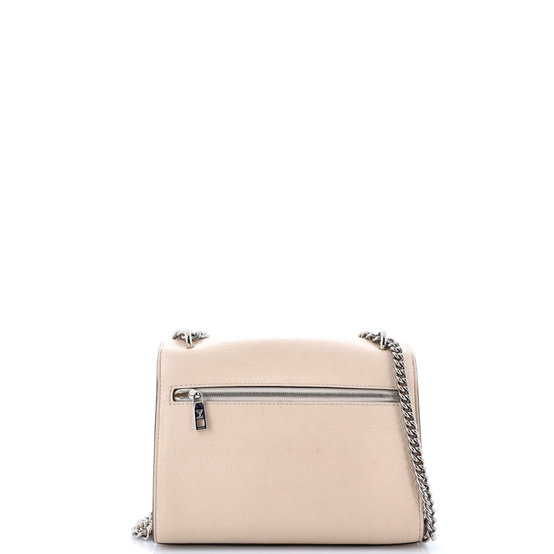 Pre-Loved Louis Vuitton Mylockme Handbag Flower Embellished Leather BB - Image 3