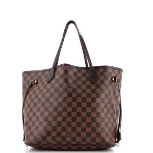 Pre-Loved Louis Vuitton Neverfull NM Tote Damier MM