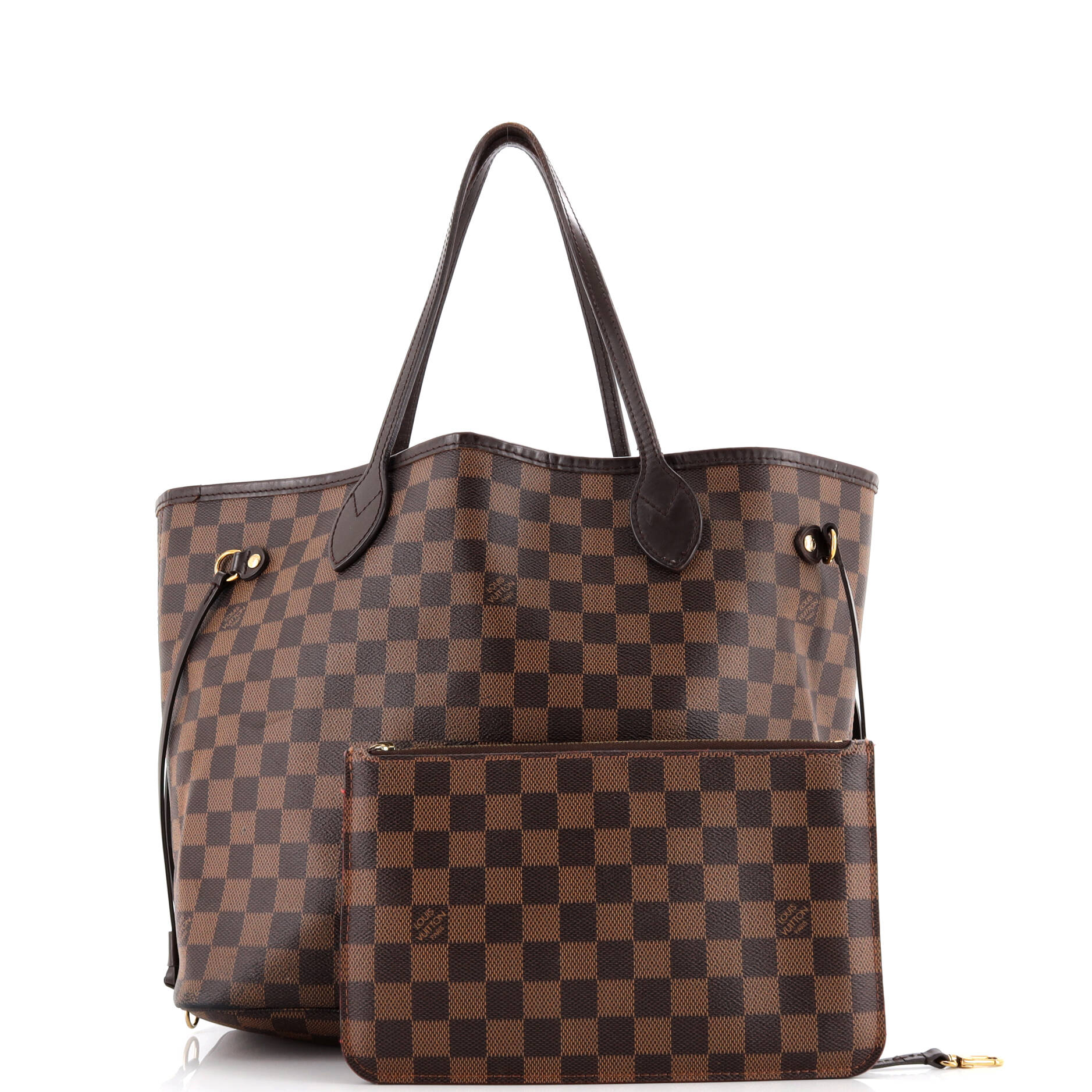 Pre-Loved Louis Vuitton Neverfull NM Tote Damier MM - Image 2