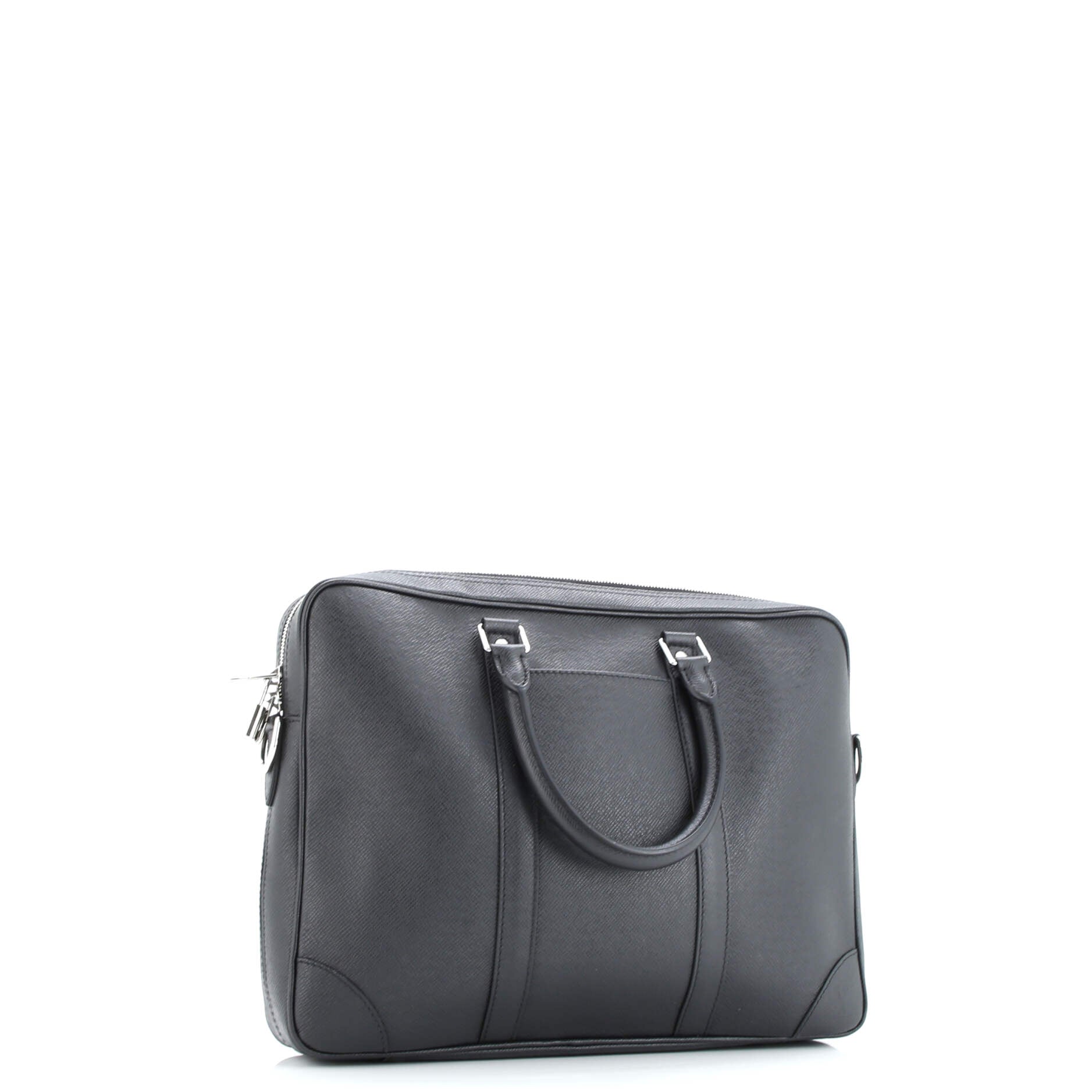 Pre-Loved Louis Vuitton Porte-Documents Voyage Briefcase Taiga Leather PM - Image 2