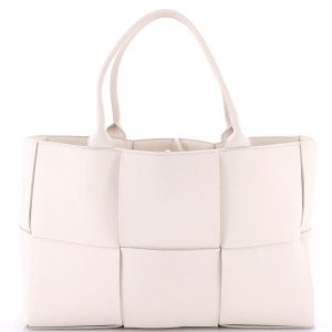 Pre-Loved Bottega Veneta Arco Tote Maxi Intrecciato Leather Medium