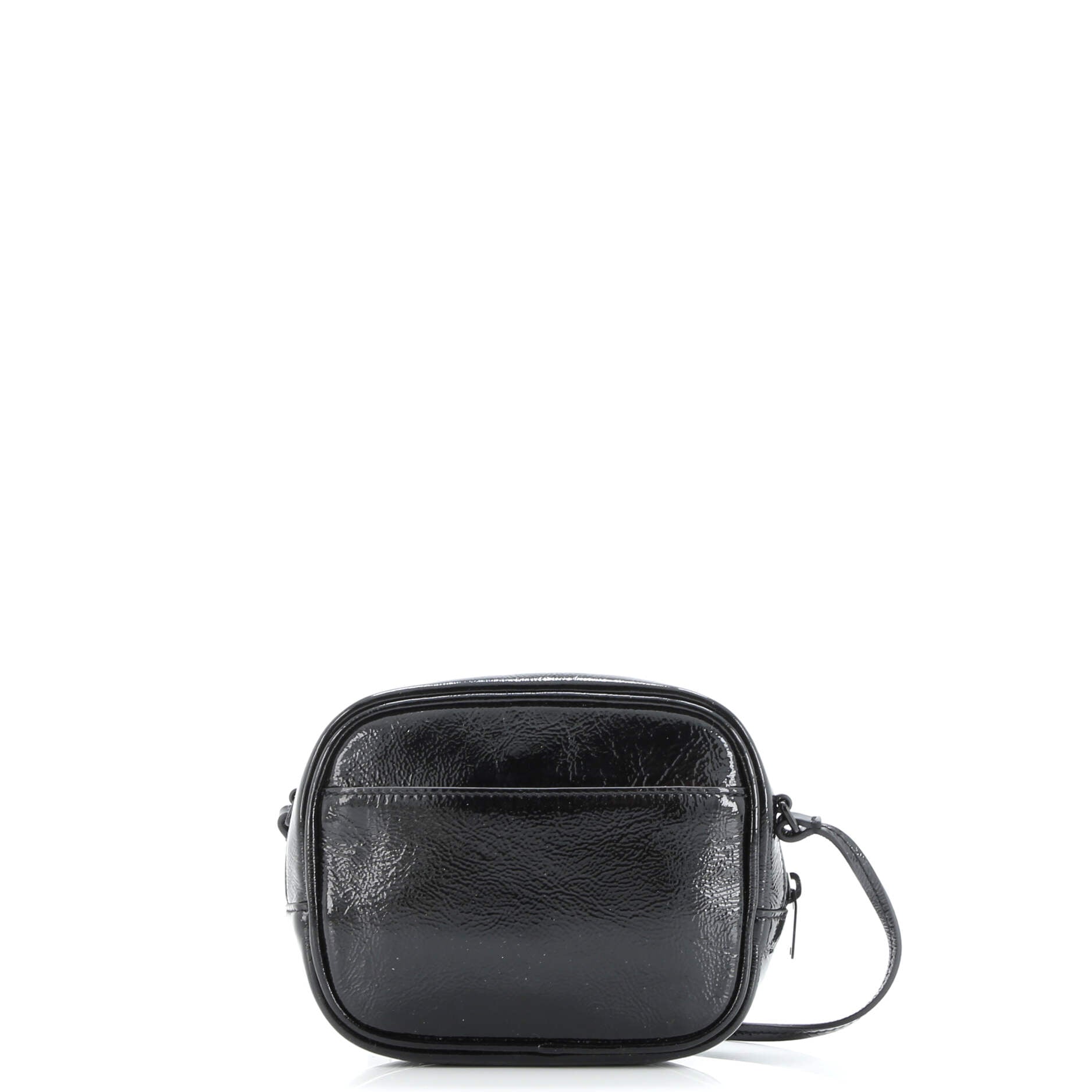 Pre-Loved Saint Laurent Classic Monogram Blogger Crossbody Bag Sequins and Patent Small - Image 3