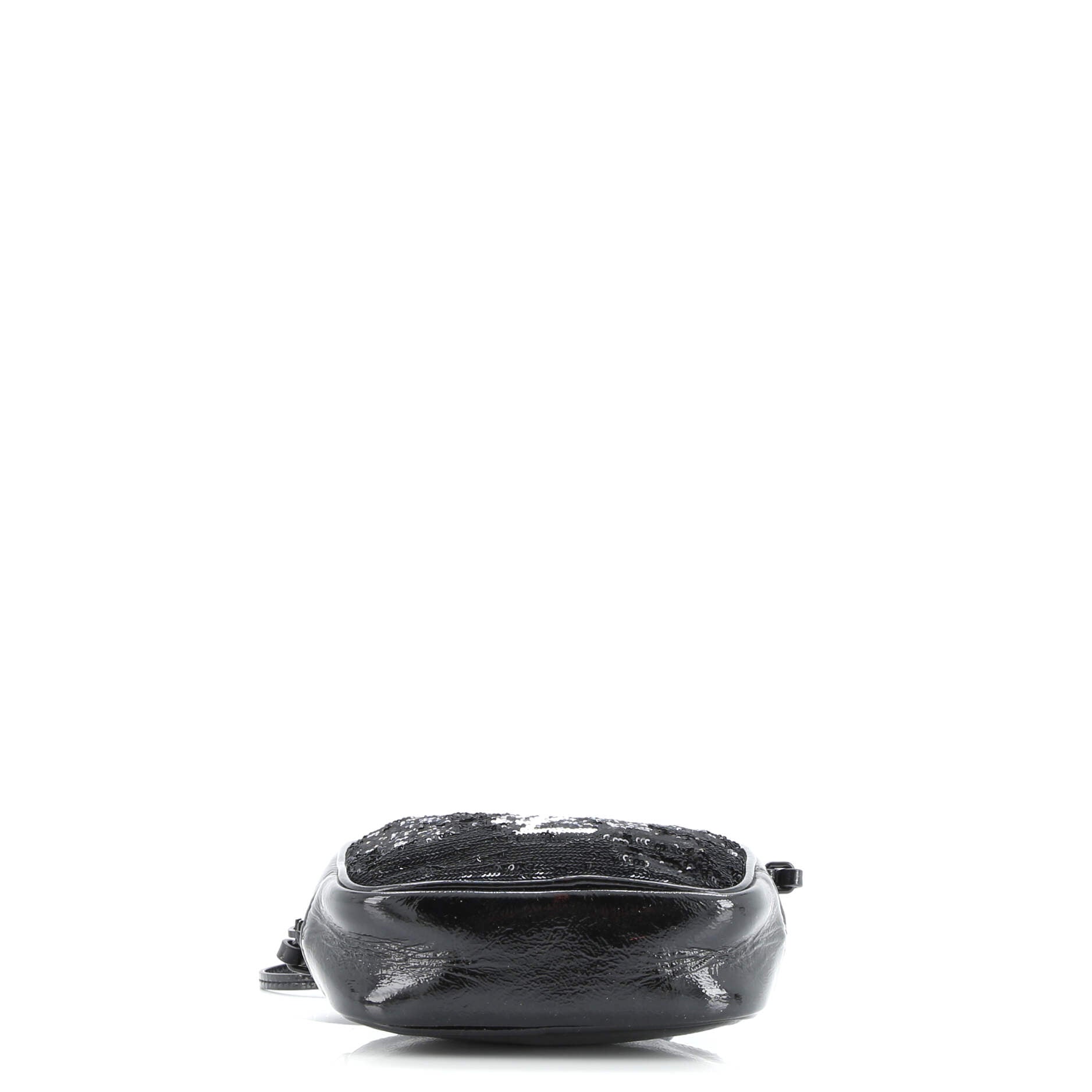 Pre-Loved Saint Laurent Classic Monogram Blogger Crossbody Bag Sequins and Patent Small - Image 4