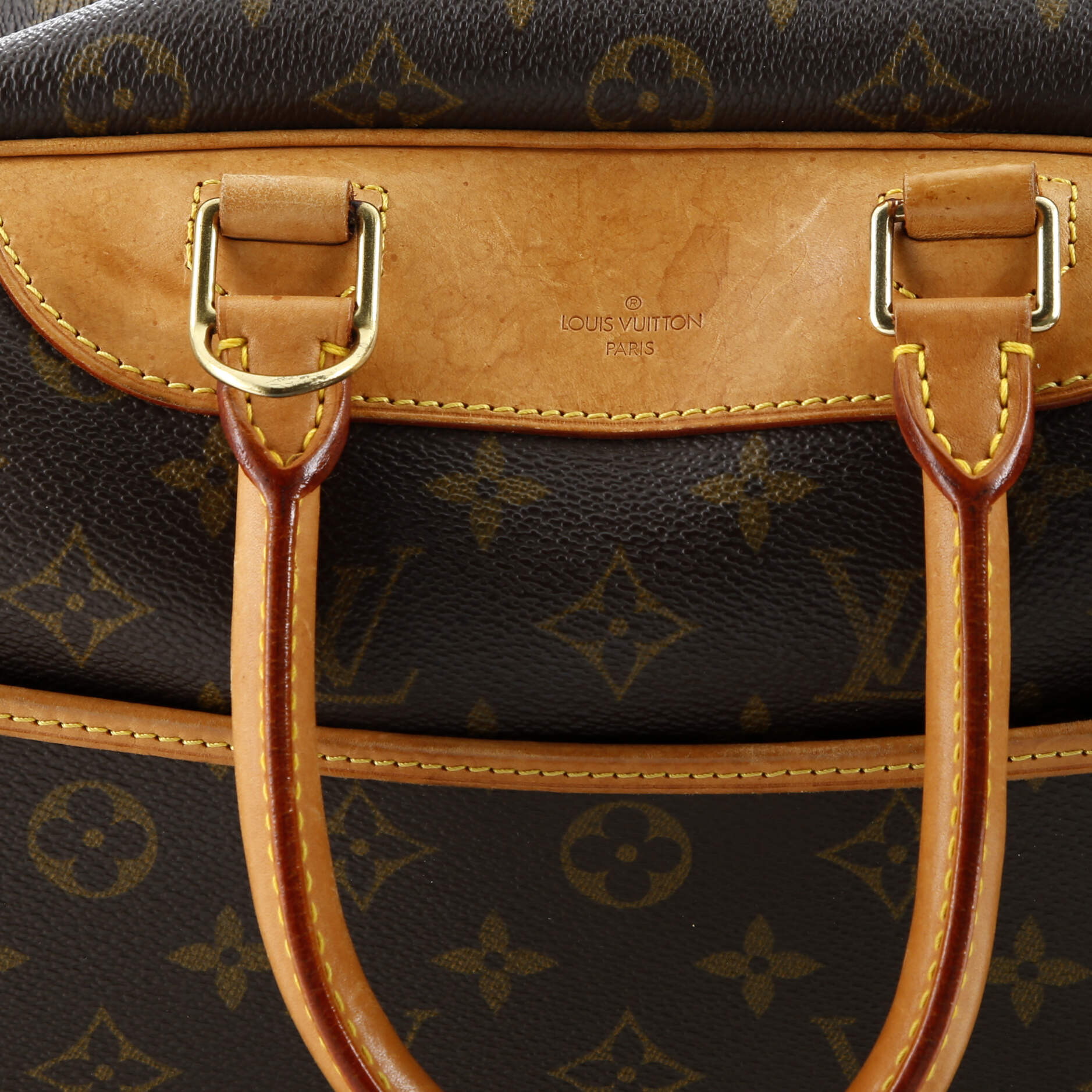 Pre-Loved Louis Vuitton Deauville Handbag Monogram Canvas - Image 7