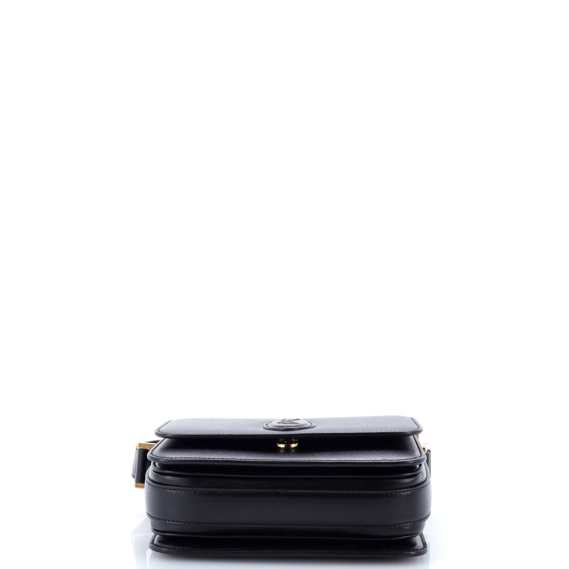 Pre-Loved Saint Laurent Le 61 Saddle Bag Leather Small - Image 4