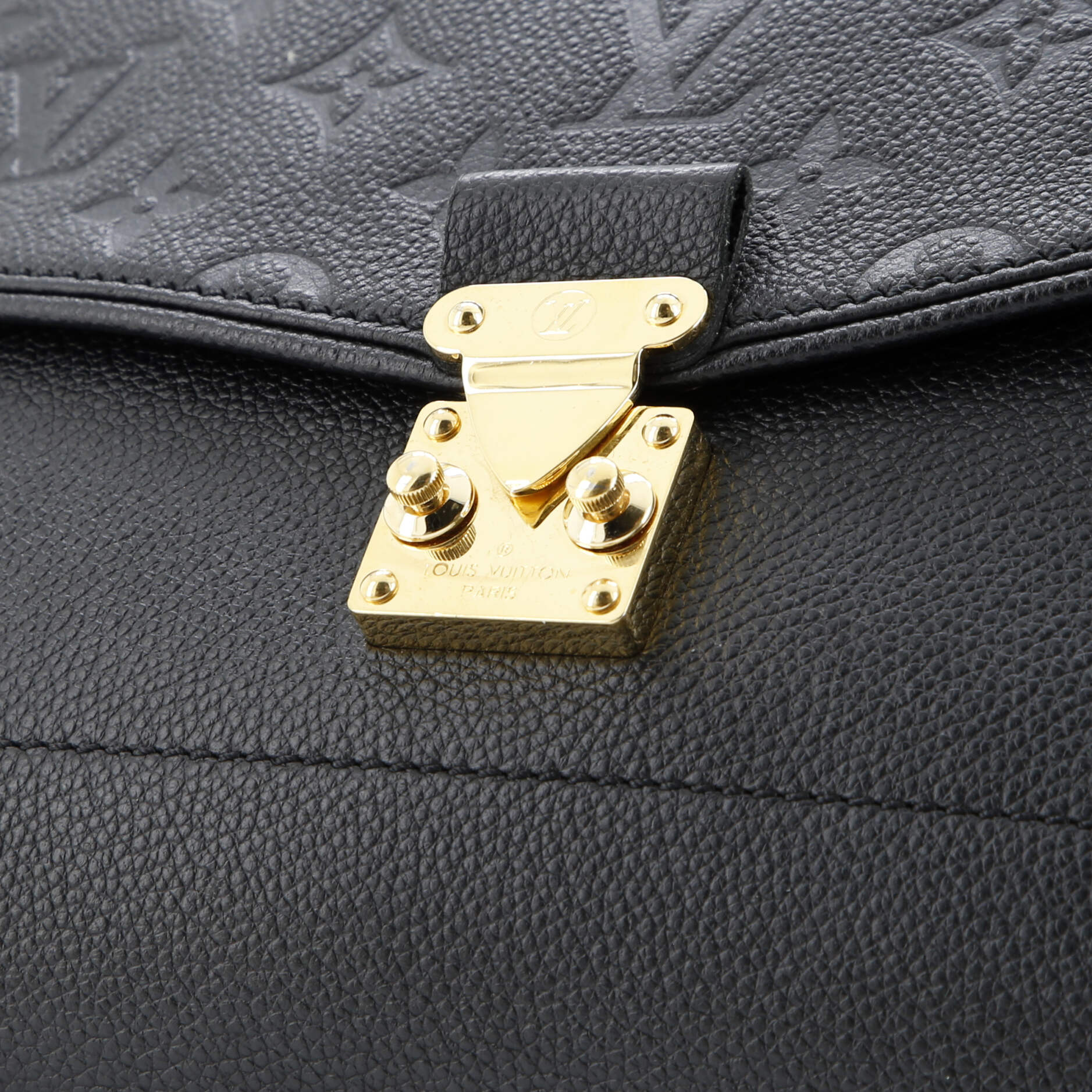 Pre-Loved Louis Vuitton Saint Germain Handbag Monogram Empreinte Leather MM - Image 7