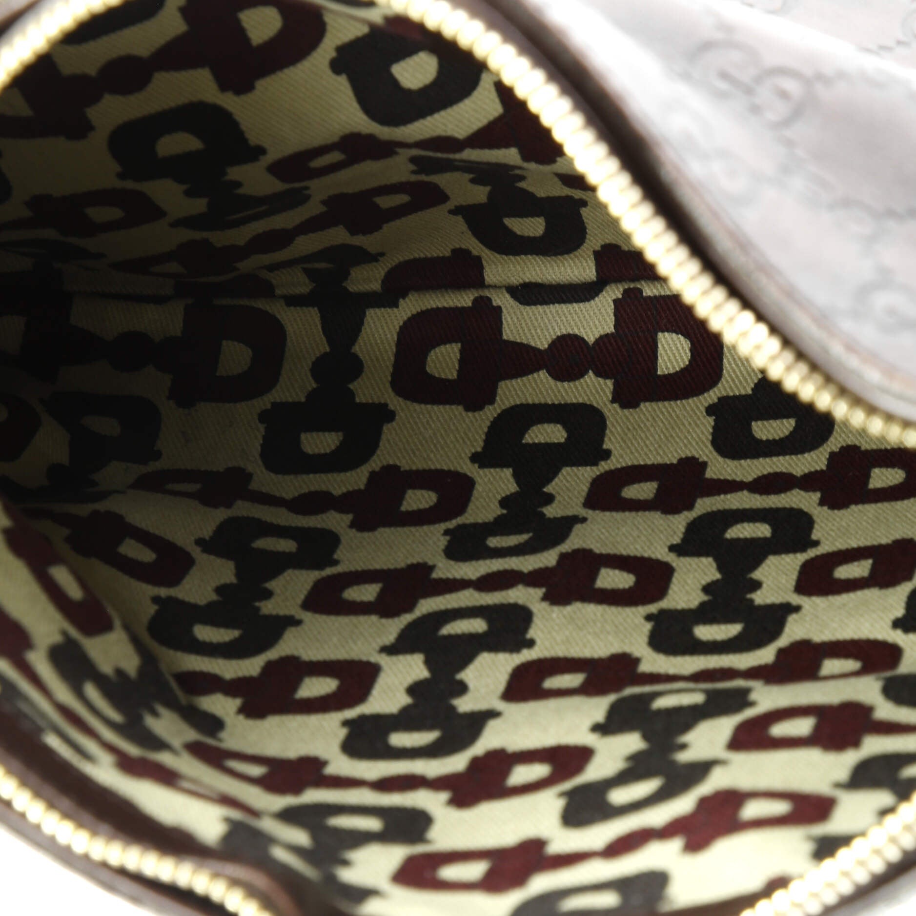 Pre-Loved Gucci Creole Hobo Guccissima Leather Medium - Image 9