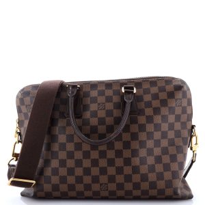 Pre-Loved Louis Vuitton Porte-Documents Jour Bag Damier