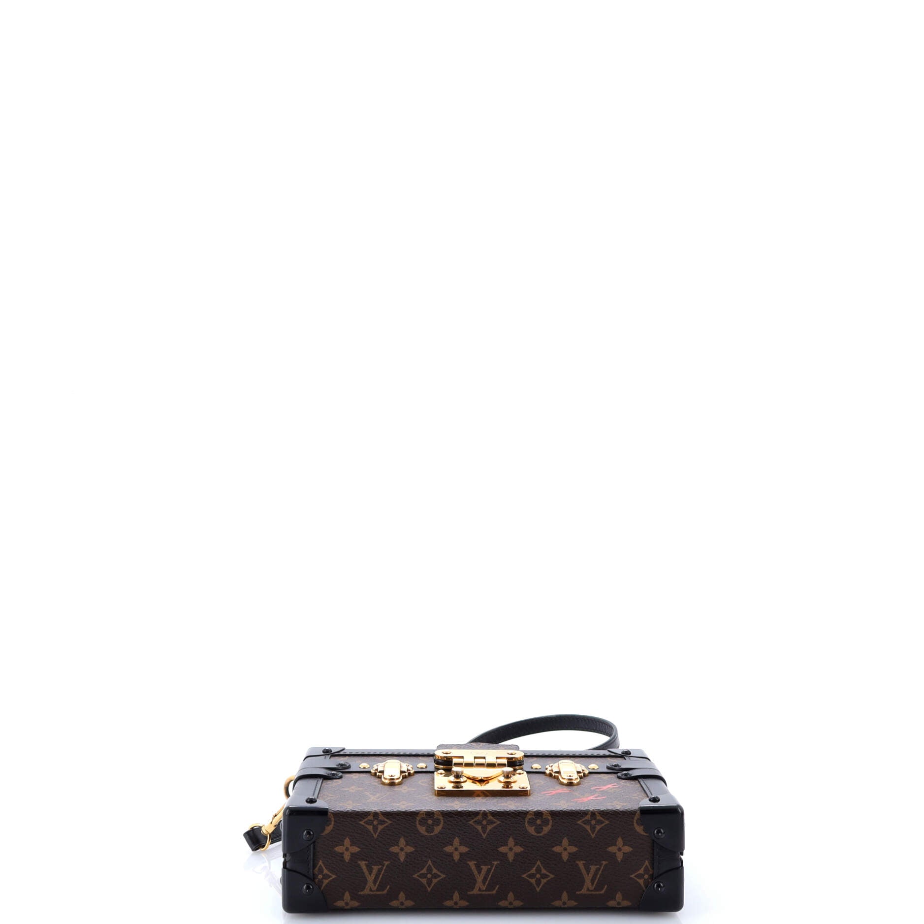Pre-Loved Louis Vuitton Petite Malle Handbag Monogram Canvas - Image 4