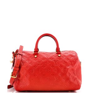 Pre-Loved Louis Vuitton Speedy Bandouliere Bag Monogram Empreinte Leather 30