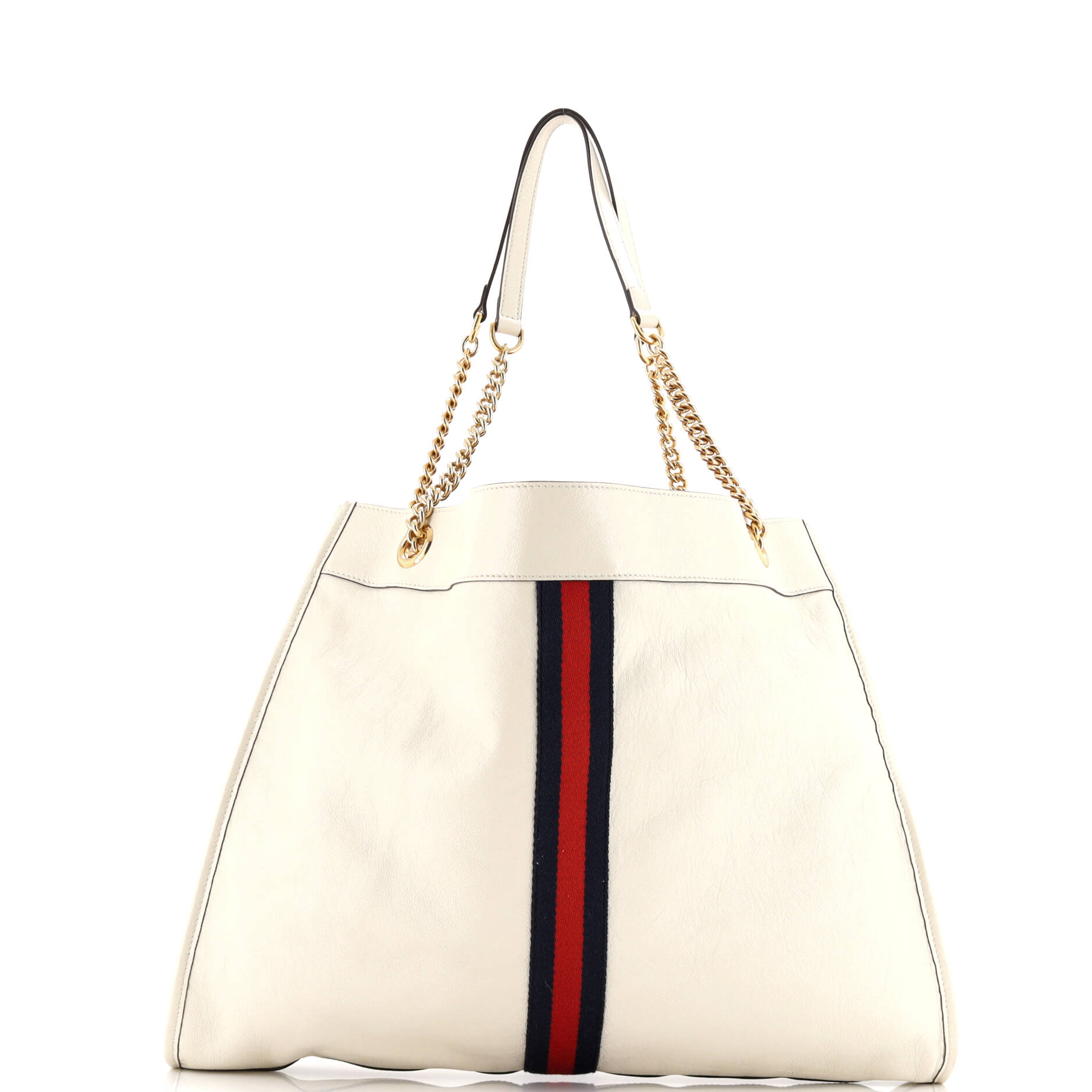 Pre-Loved Gucci Rajah Chain Tote Leather Large - Image 4