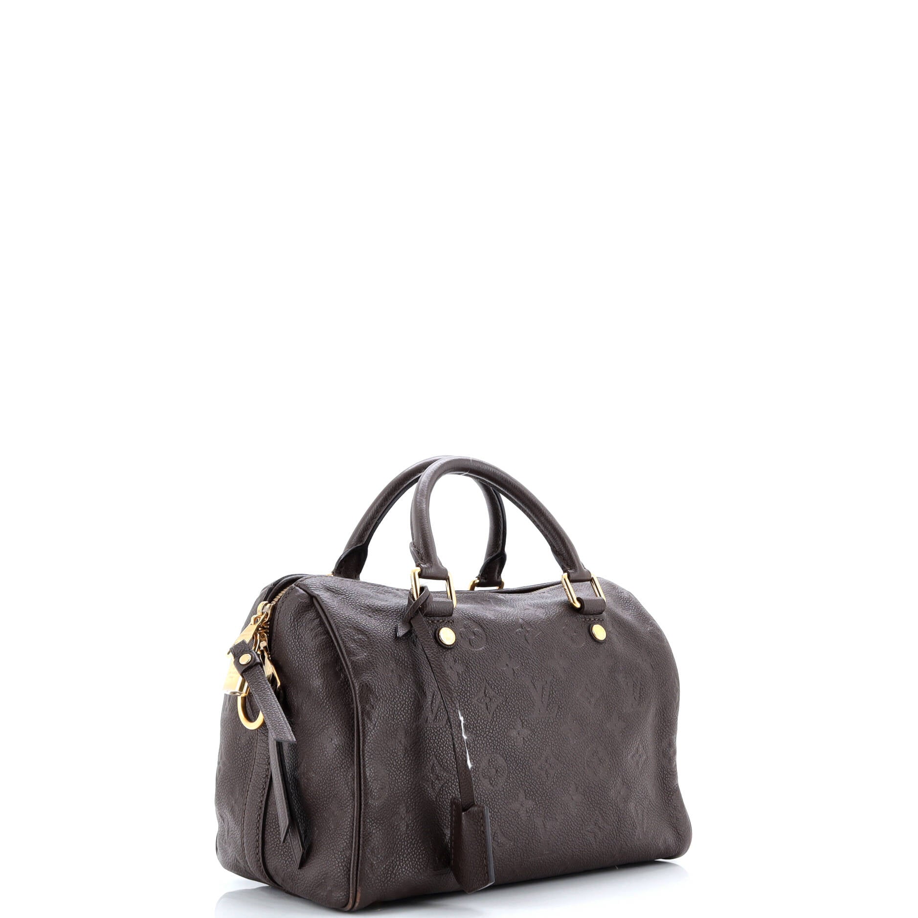 Pre-Loved Louis Vuitton Speedy Bandouliere Bag Monogram Empreinte Leather 25 - Image 2