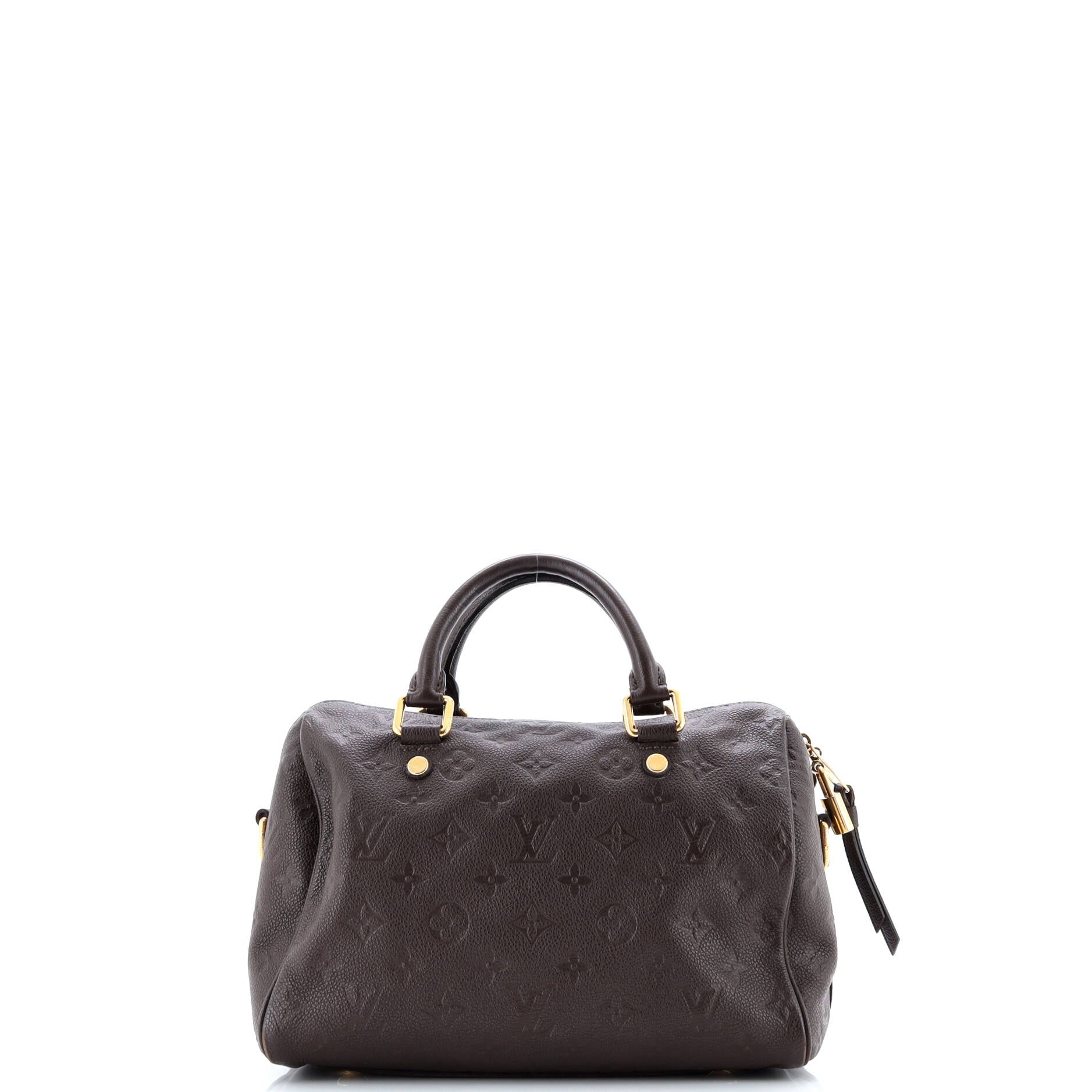 Pre-Loved Louis Vuitton Speedy Bandouliere Bag Monogram Empreinte Leather 25 - Image 3