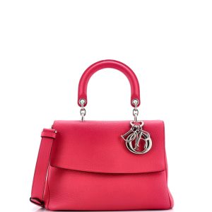 Pre-Loved Christian Dior Be Dior Bag Pebbled Leather Small