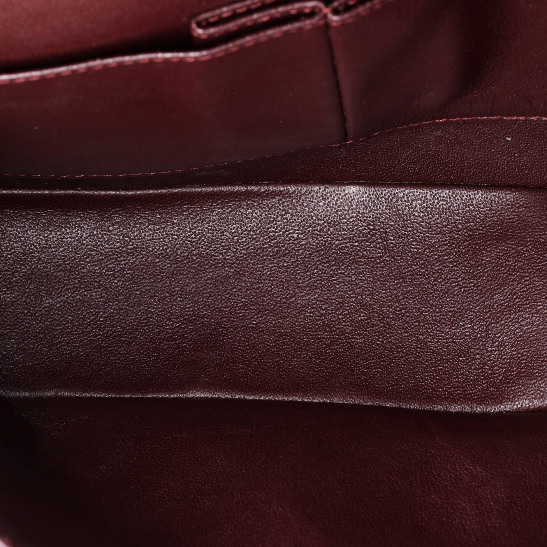 Pre-Loved Chanel Classic Double Flap Bag Quilted Caviar Medium - Image 5