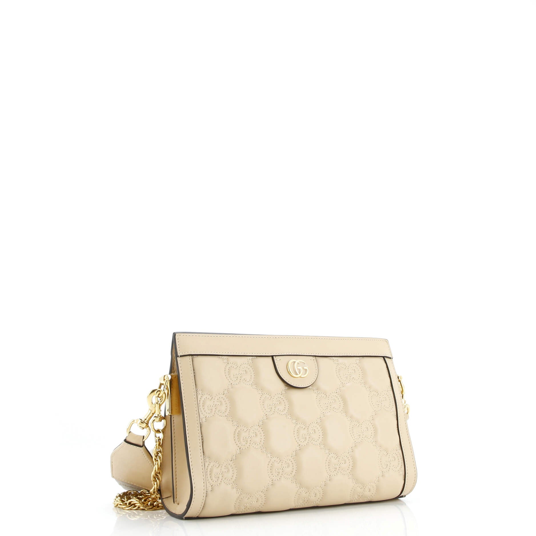 Pre-Loved Gucci GG Shoulder Bag GG Matelasse Leather Small - Image 2