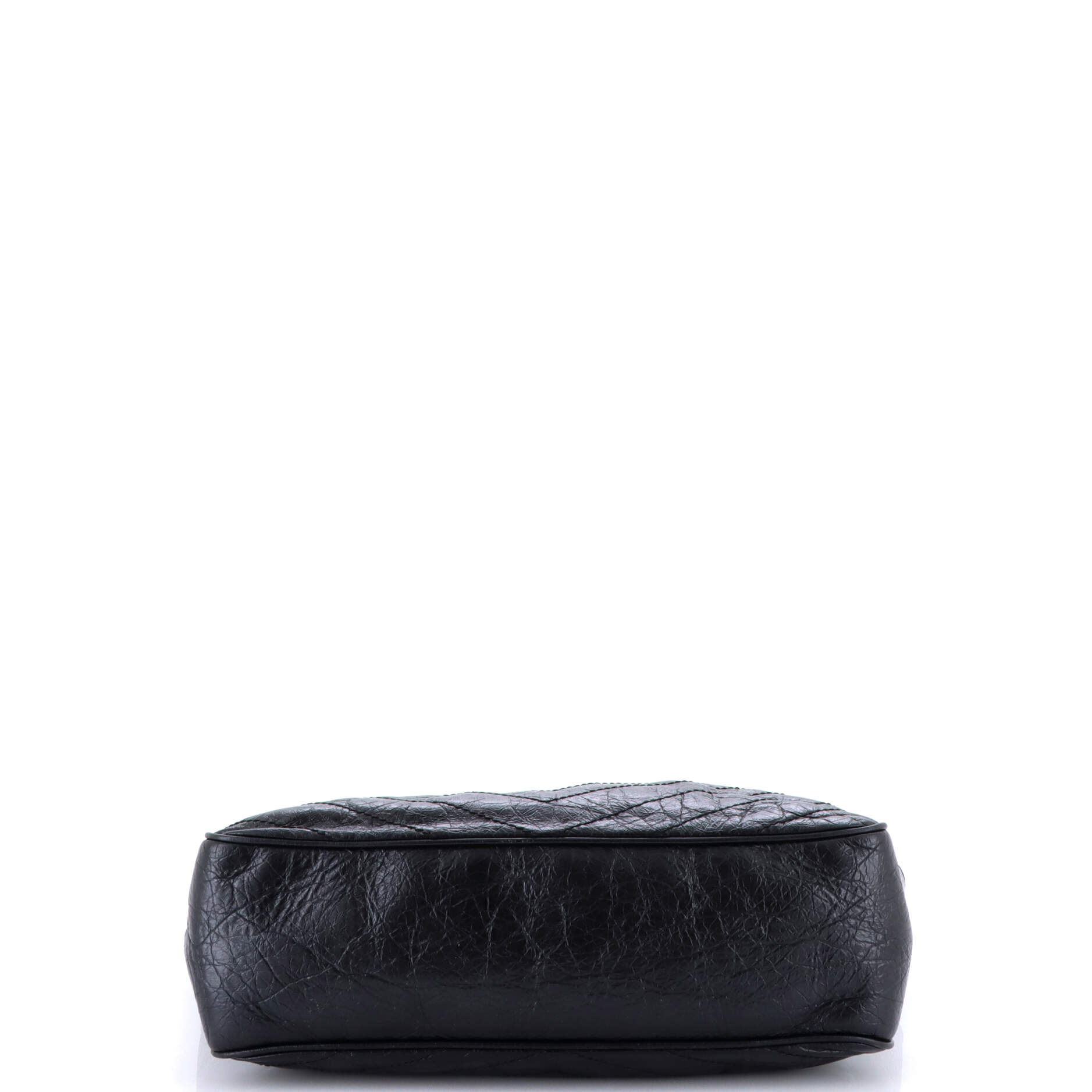 Pre-Loved Saint Laurent Niki Zip Shopping Tote Matelasse Chevron Leather Large - Image 4